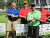 1A Scott McGlaughlin, Paul Tomko, hole sponsor; Jerroll Walker,  Mark Shanks