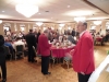 Banquet chairman Bob Lesiecki, right, checks things over as the ceremonies are about to begin
