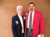 Nancy Domanski Bauer, a 2012 LSHOF inductee, gets ready to see huband Tom enshrined at the 2016 banquet